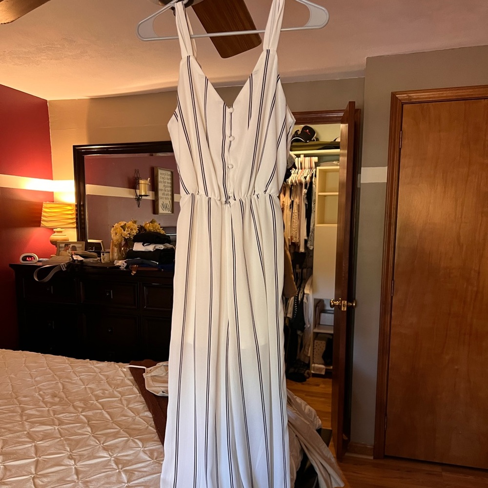 Sienna Sky Striped Jumpsuit